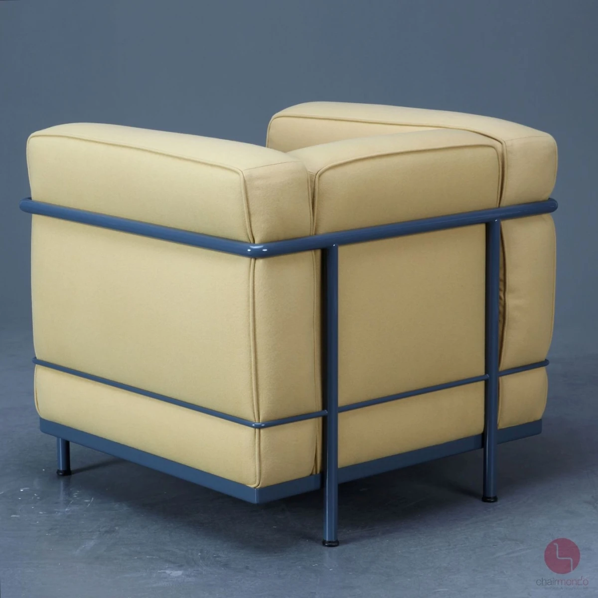 Cassina LC2 Le Corbusier Sessel Stoff Gelb gebraucht