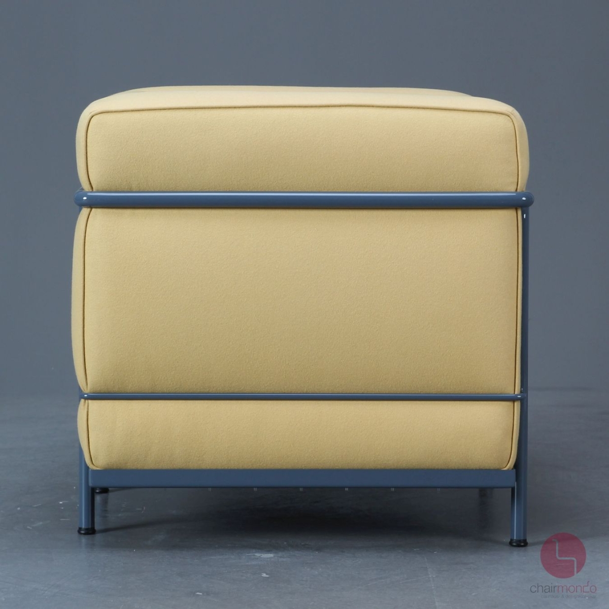 Preview: Cassina LC2 Le Corbusier Sessel Stoff Gelb gebraucht
