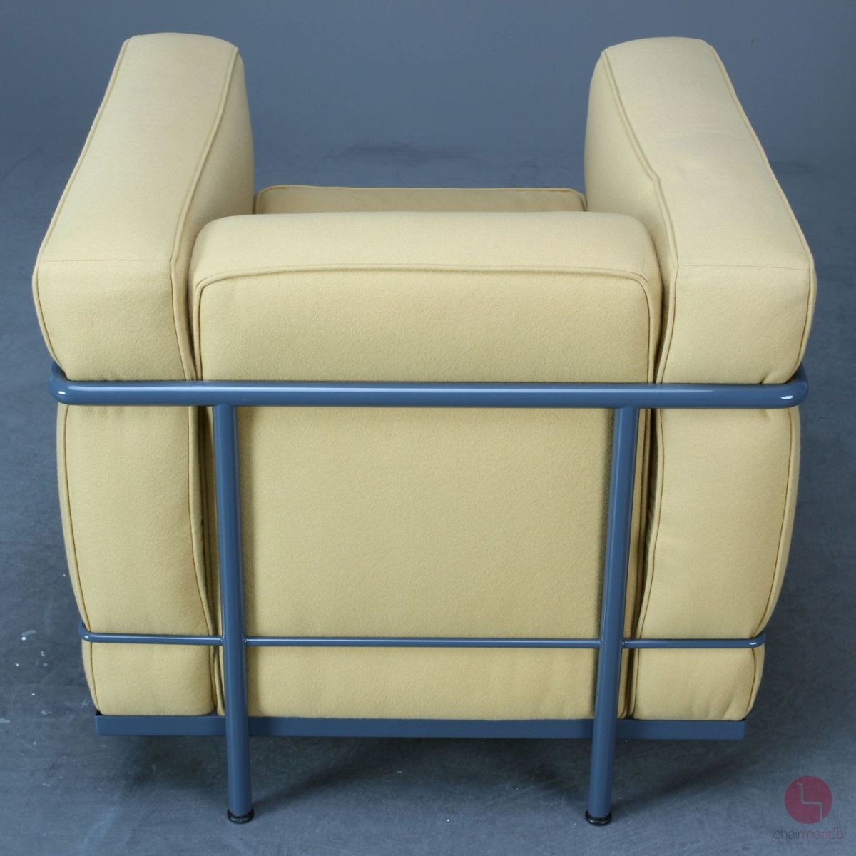 Preview: Cassina LC2 Le Corbusier Sessel Stoff Gelb gebraucht