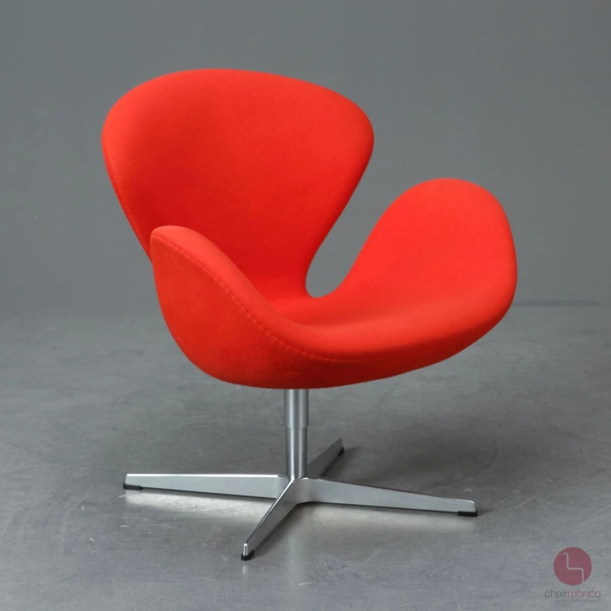 Fritz Hansen Swan Chair in Rot Lounge Sessel gebraucht
