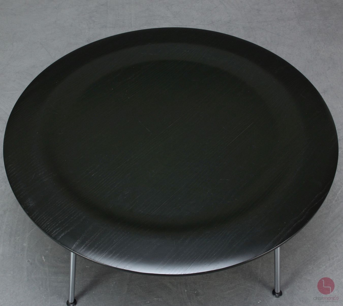 Preview: Vitra Herman Miller CTM Coffee Table Metal mit schwarzer Platte, gebraucht