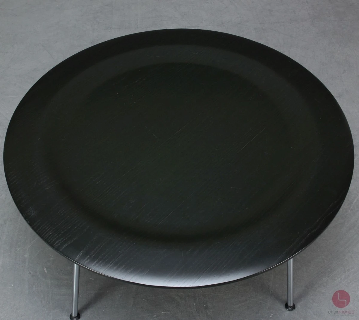 Vitra Herman Miller CTM Coffee Table Metal mit schwarzer Platte, gebraucht