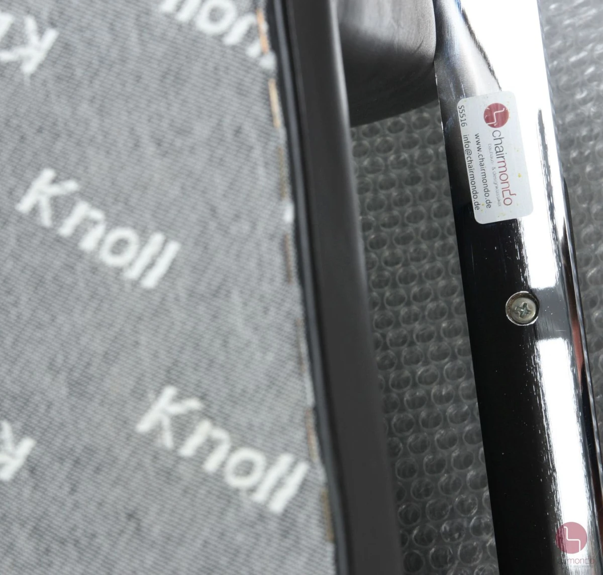 Knoll Brno Freischwinger Armlehnstuhl Leder Schwarz gebraucht