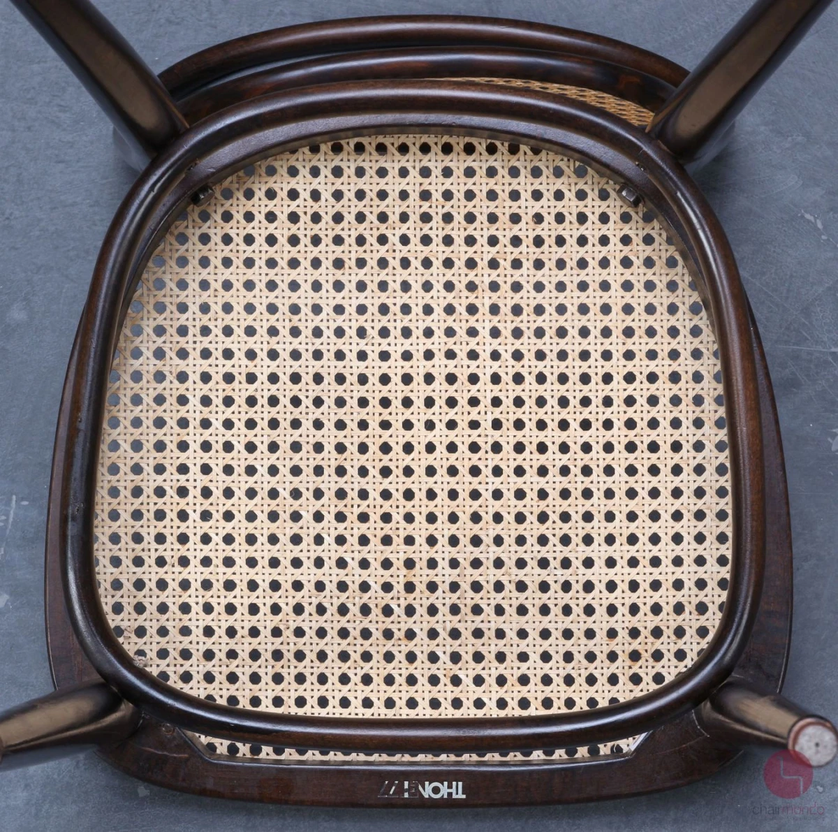Thonet 215 R Bugholzstuhl Braun mit Geflecht gebraucht