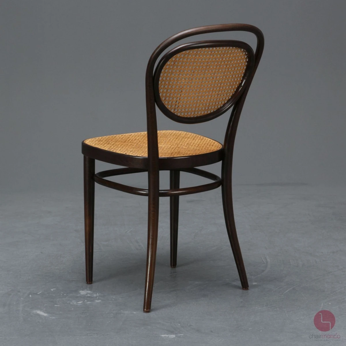 Thonet 215 R Bugholzstuhl Braun mit Geflecht gebraucht