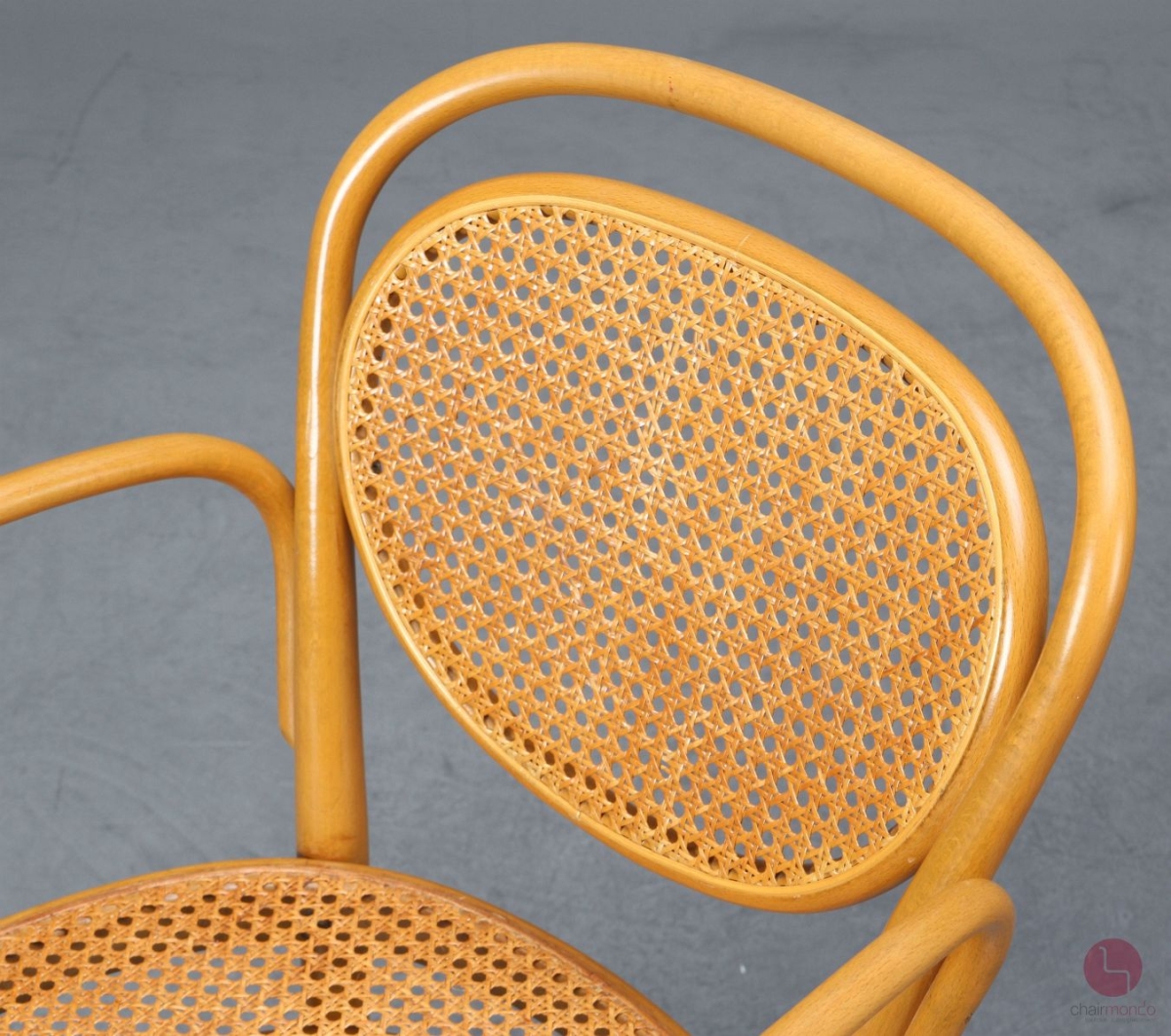 Preview: Thonet 215 RF Kirsche Bugholzstuhl mit Geflecht Buche gebraucht