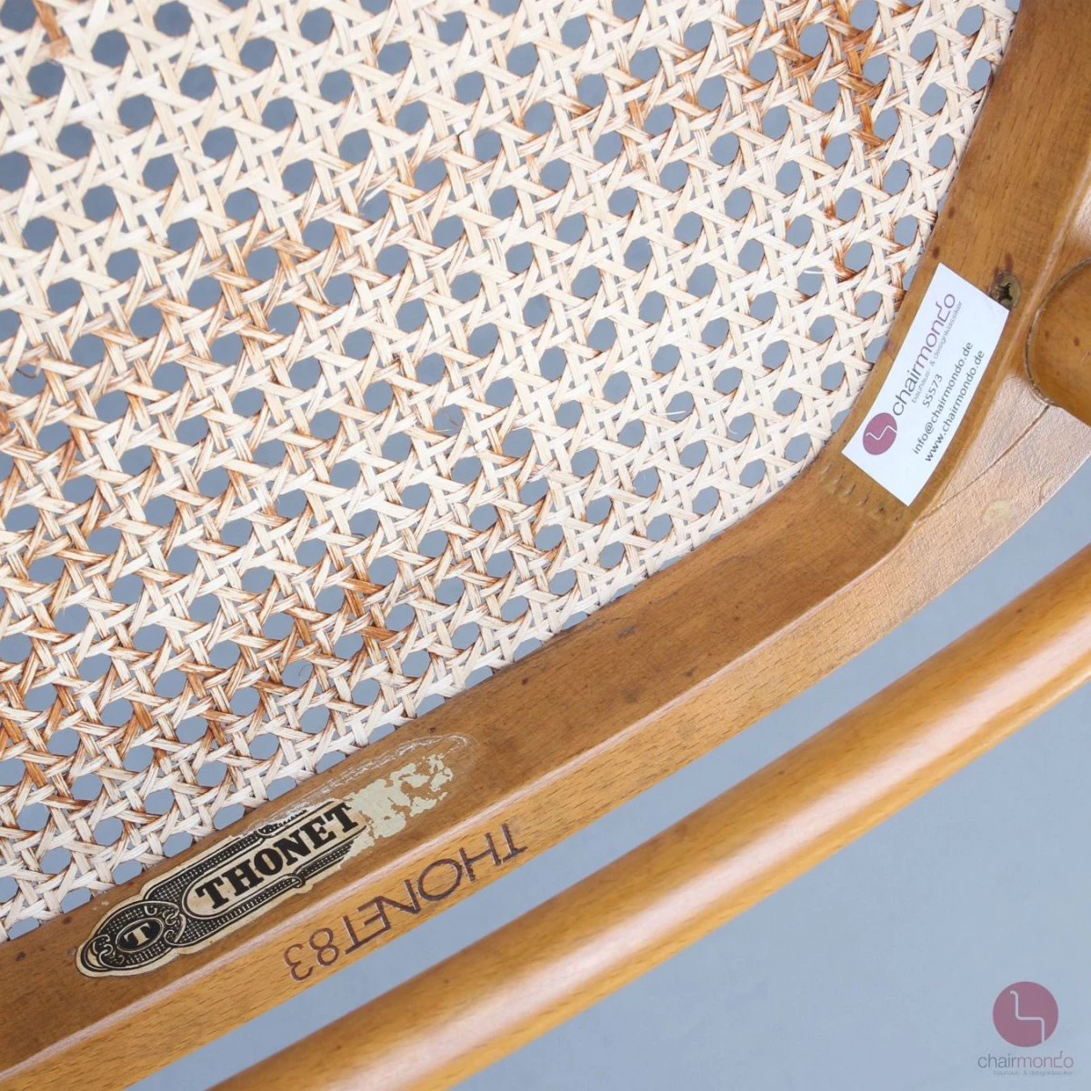 Thonet 215 RF Kirsche Bugholzstuhl mit Geflecht Buche gebraucht