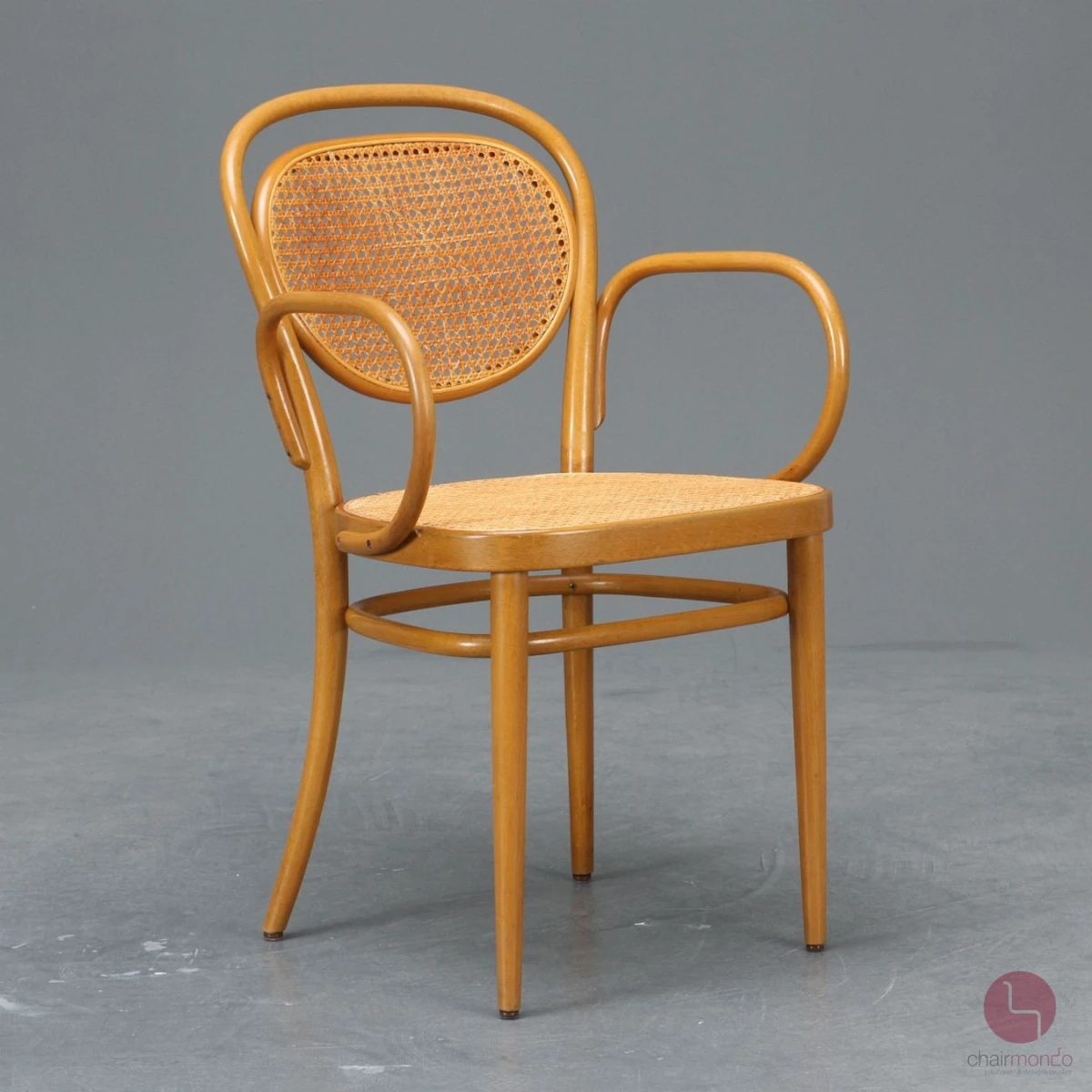 Thonet 215 RF Kirsche Bugholzstuhl mit Geflecht Buche gebraucht