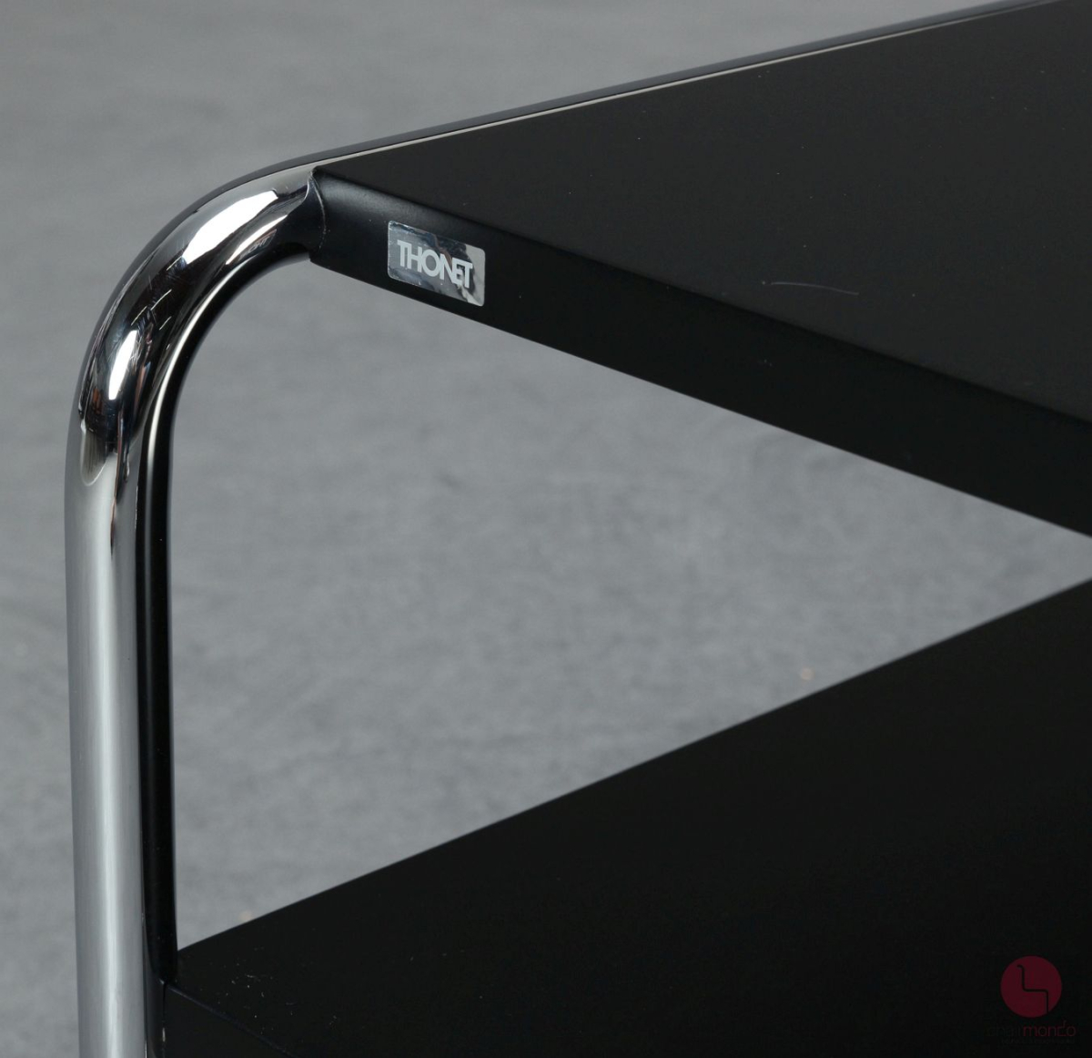 Preview: Thonet B20 b/1 Couchtisch Beistelltisch Schwarz gebraucht