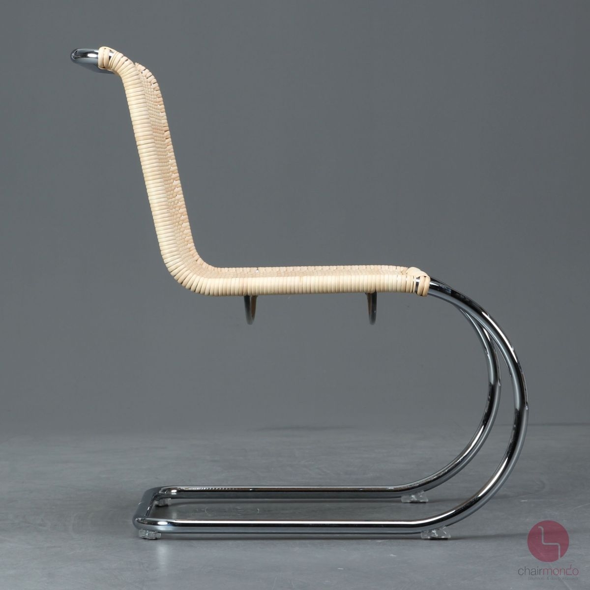 Preview: Thonet S533 R Freischwinger MR10 Sessel mit neuem Geflecht, gebraucht