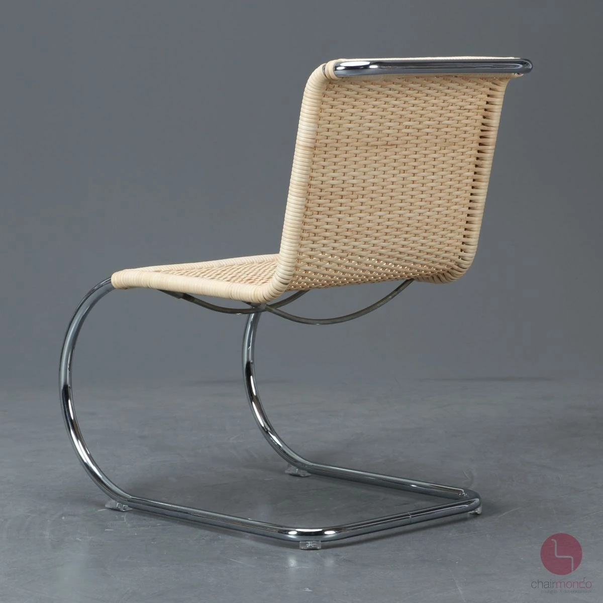 Thonet S533 R Freischwinger MR10 Sessel mit neuem Geflecht, gebraucht