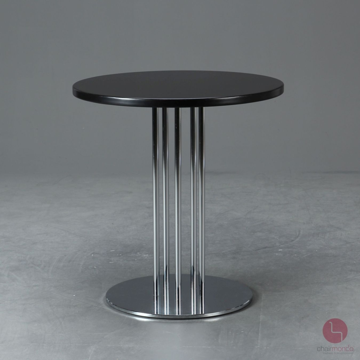 Preview: Thonet S1048 Bistro Tisch in Schwarz 70 cm - gebraucht