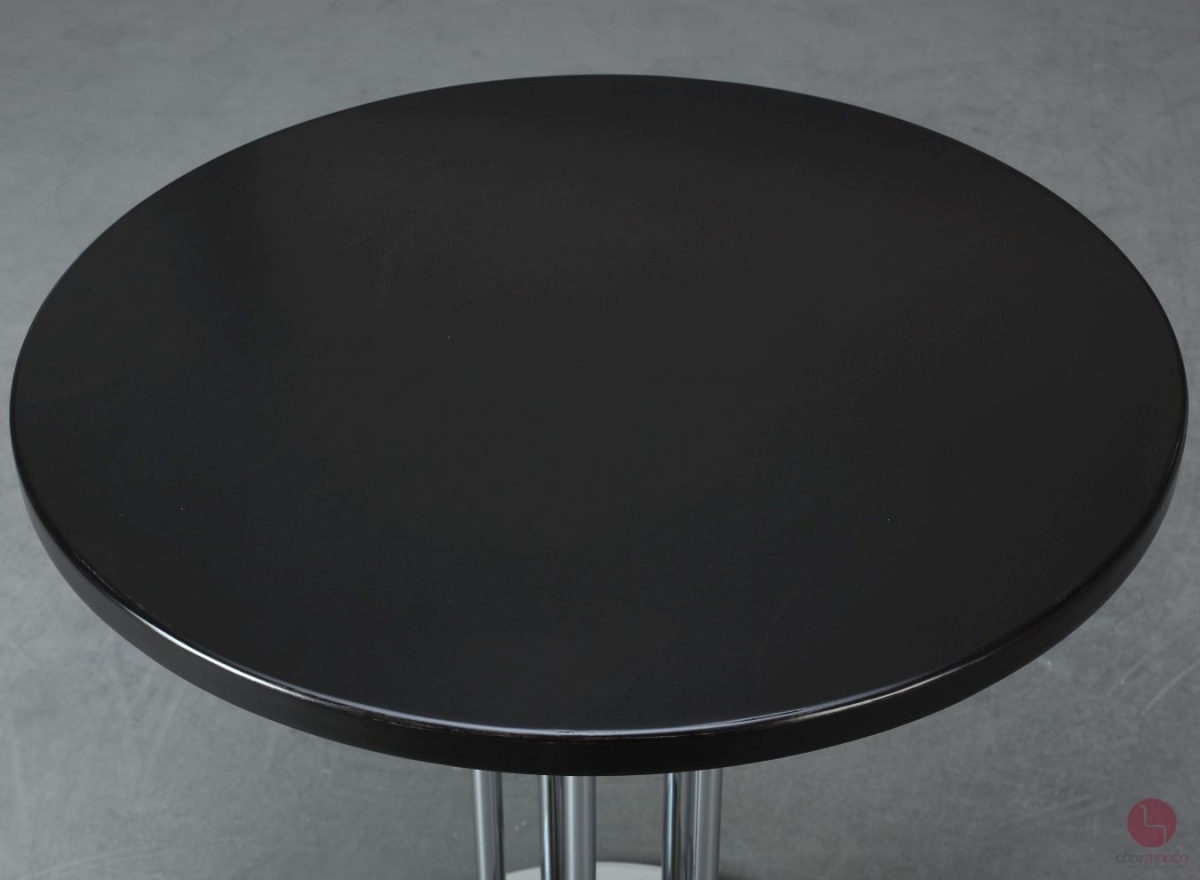 Preview: Thonet S1048 Bistro Tisch in Schwarz 70 cm - gebraucht