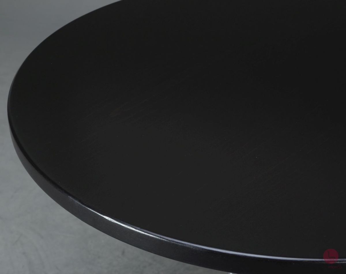 Preview: Thonet S1048 Bistro Tisch in Schwarz 78 cm - gebraucht
