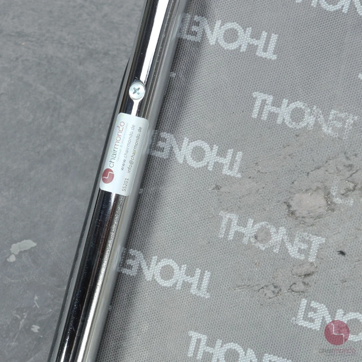 Thonet S32 PV Freischwinger Leder Schwarz gebraucht