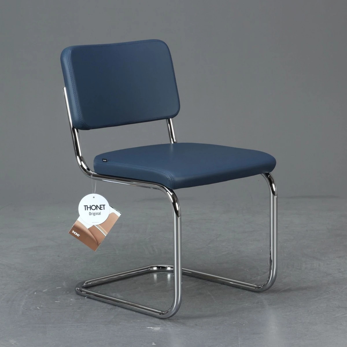 Thonet S32 PV Freischwinger vollumpolstert mit Stoff oder Leder - Neuware