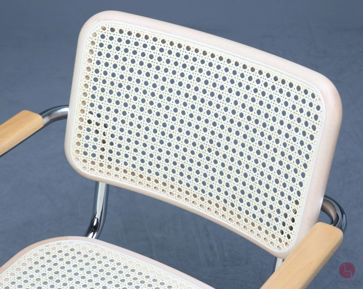 Thonet S64 V Freischwinger in Buche mit Geflecht + Stützgewebe gebraucht