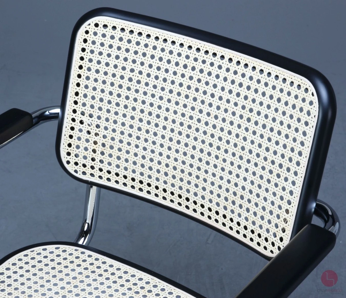 Thonet S64 V Freischwinger Schwarz mit Geflecht + Stützgewebe gebraucht