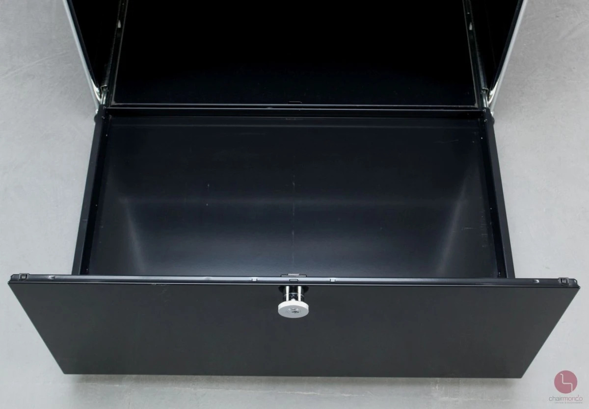 USM Haller Techniksideboard Schwarz mit Schubladen 75 x 75 x 50 cm gebraucht