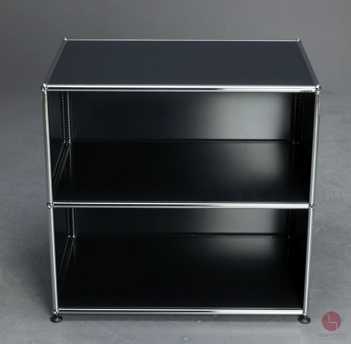 USM Haller Sideboard Schwarz mit zwei Fächern 75 x 75 x 50 cm gebraucht