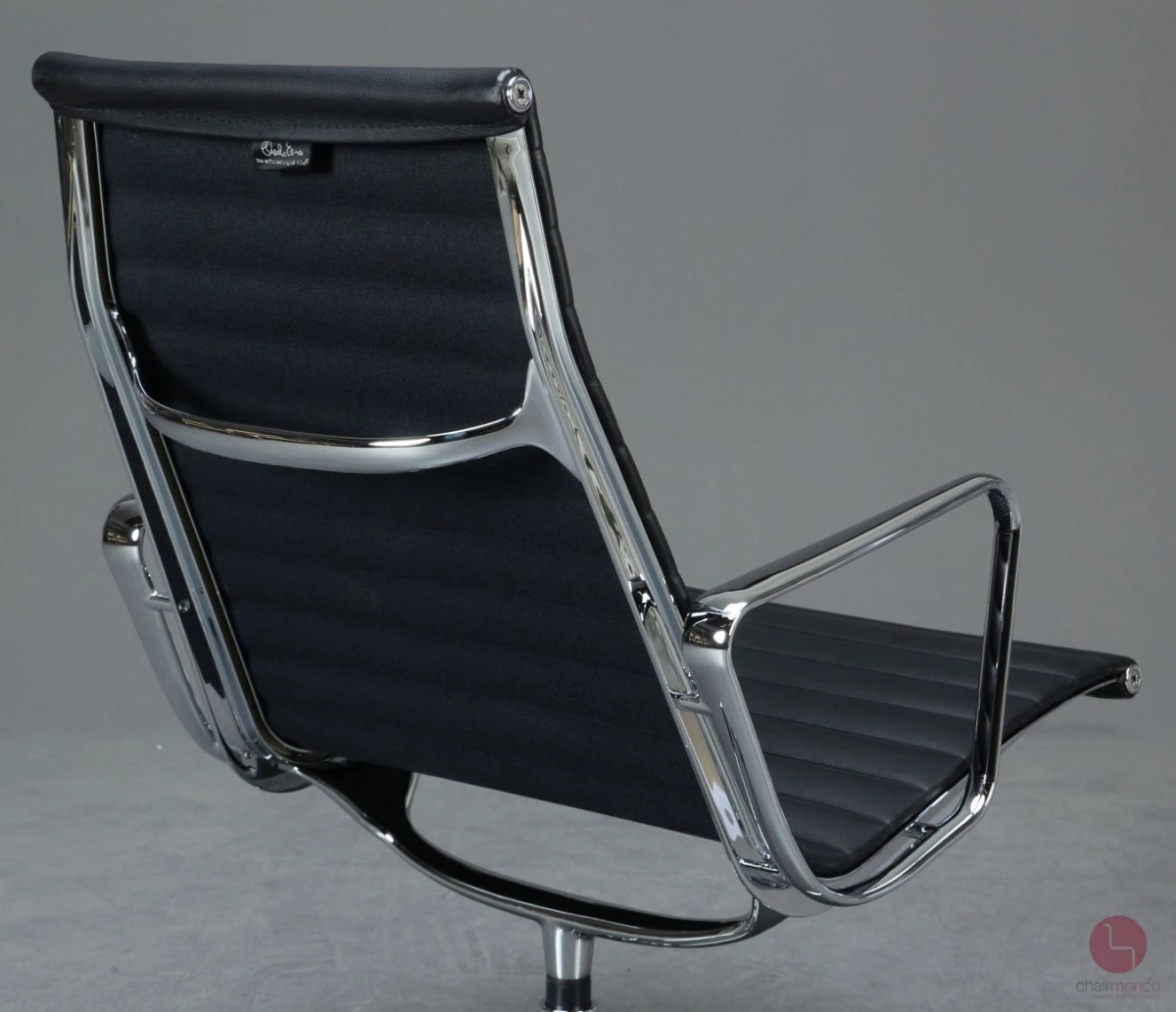 Vitra EA 116 Aluminium Chair Sessel Leder Schwarz gebraucht