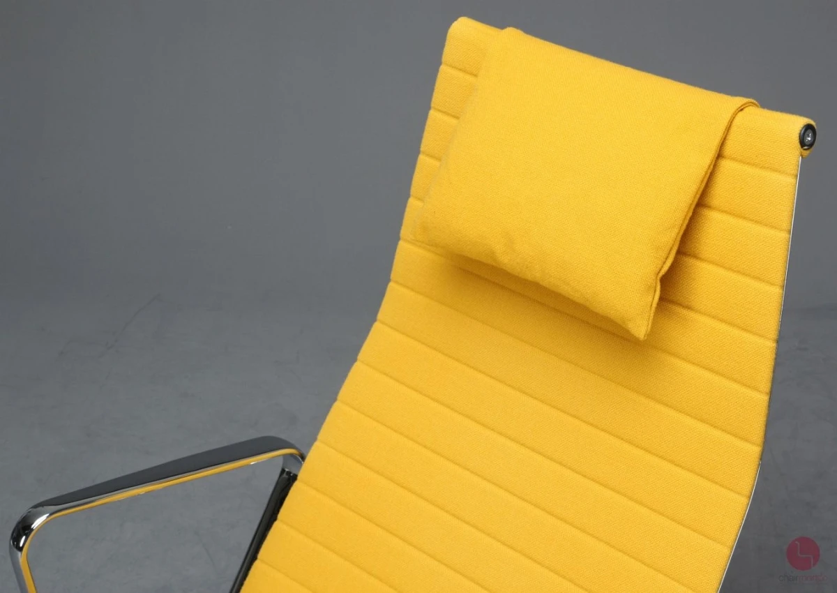 Vitra EA 124 Aluminium Chair Sessel Hopsak Gelb gebraucht