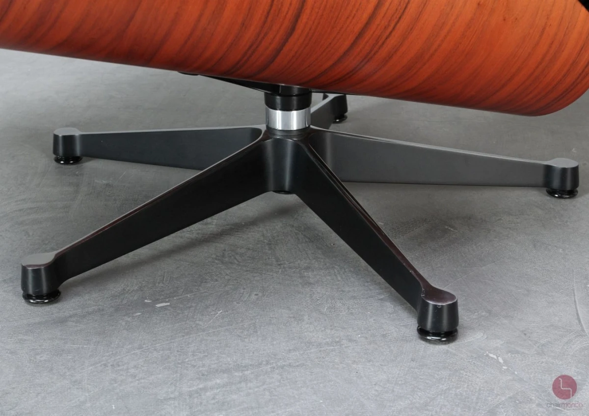 Vitra Eames Lounge Chair XL Palisander mit schwarzem Leder gebraucht