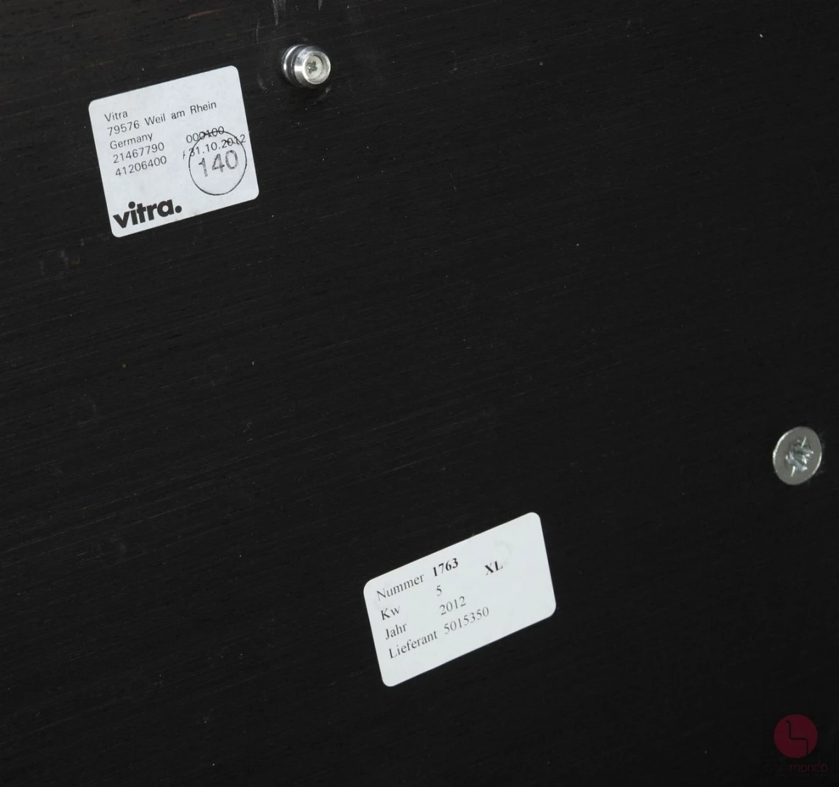 Vitra Eames Lounge Chair XL Palisander mit schwarzem Leder gebraucht