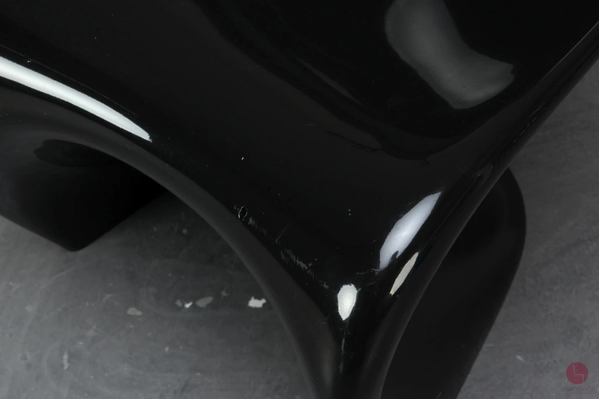 Vitra Panton Chair Classic Stuhl Schwarz Hochglanz gebraucht