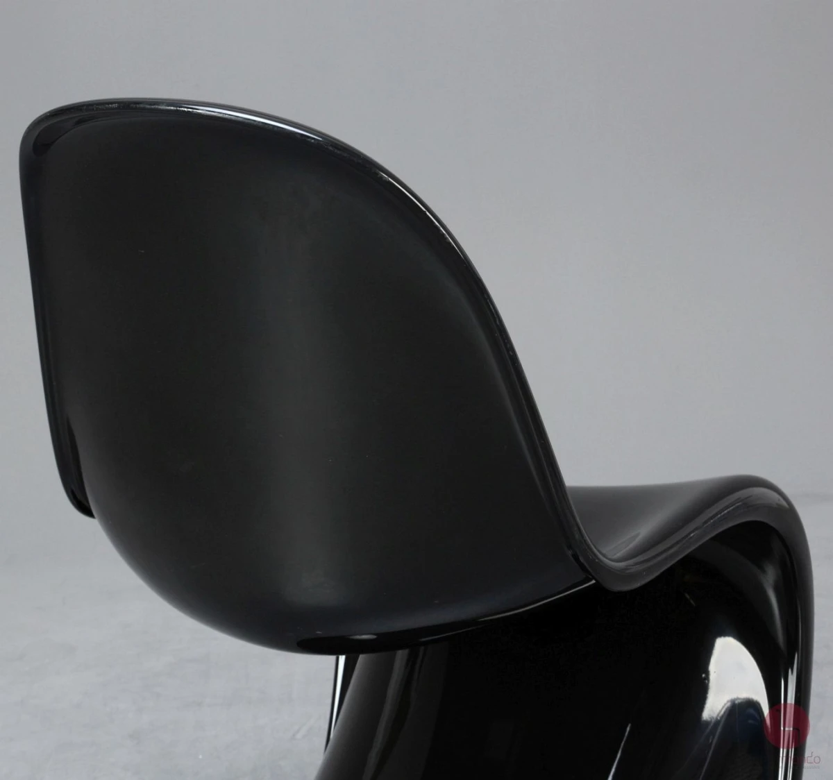 Vitra Panton Chair Classic Stuhl Schwarz Hochglanz gebraucht