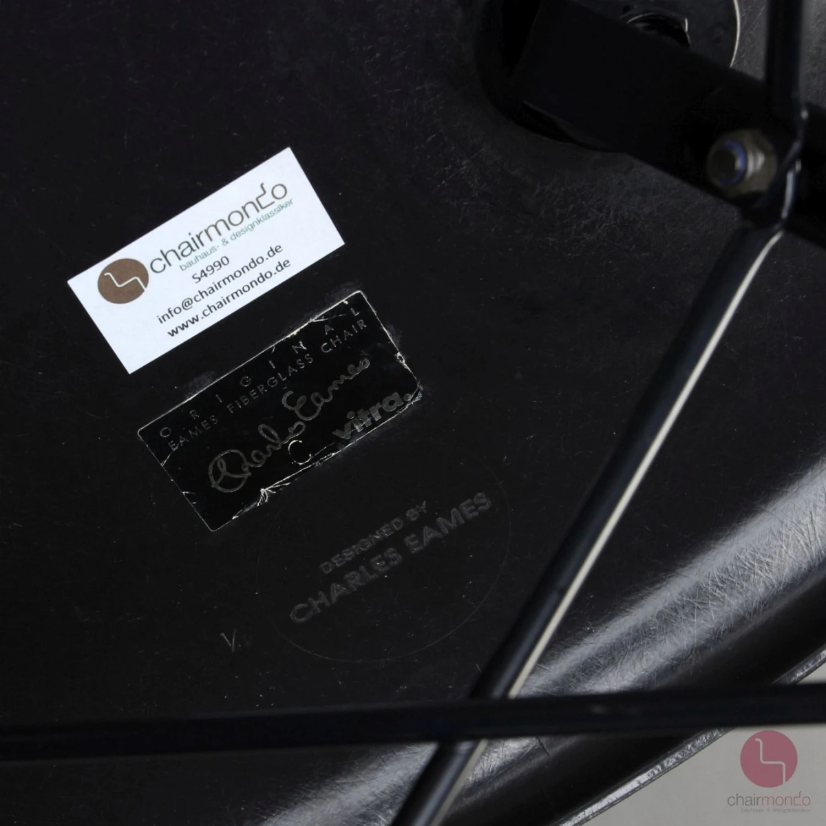 Vitra Eames DSW Side Chair Fiberglas Hermann Miller Schwarz Ahorngestell gebraucht