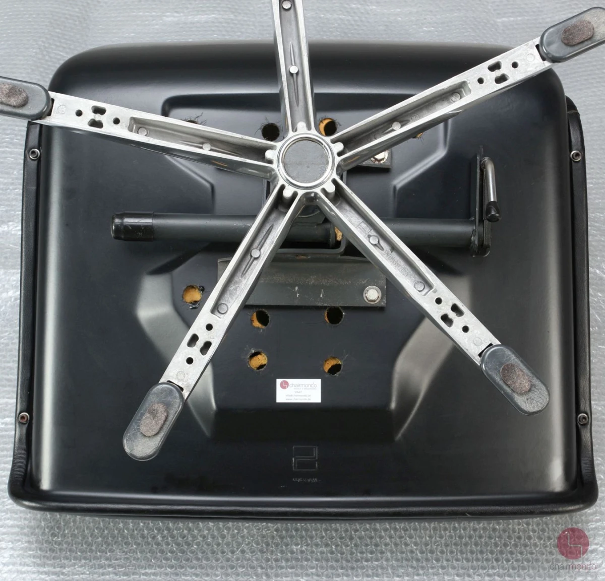 Wilkhahn Delta 2000 Lounge Sessel Leder Schwarz 1970er Vintage - gebraucht