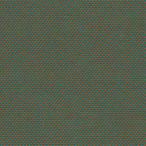 Stoff III - Novum mambo (petrol-orange)