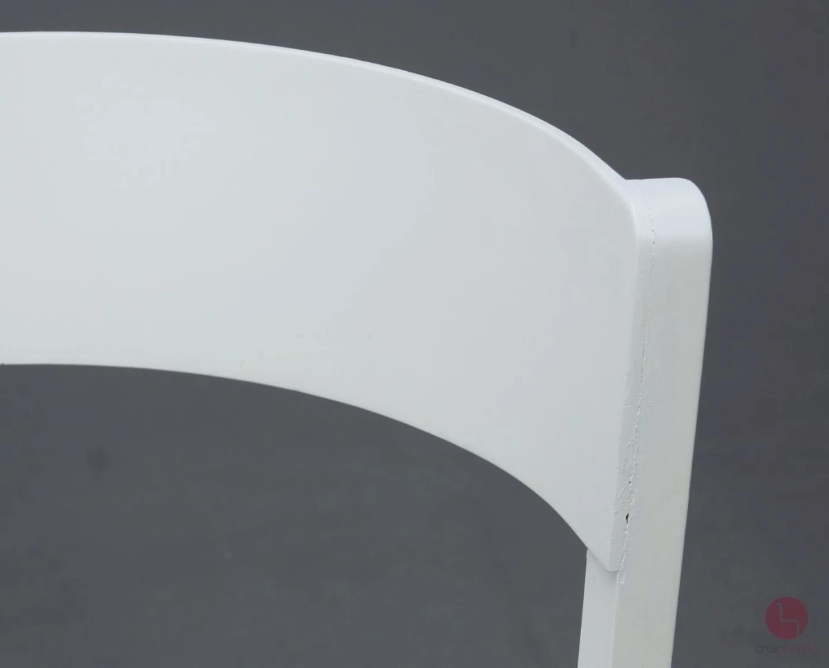Thonet 404 SPF Leder Grau Bugholzstuhl Weiß gebraucht