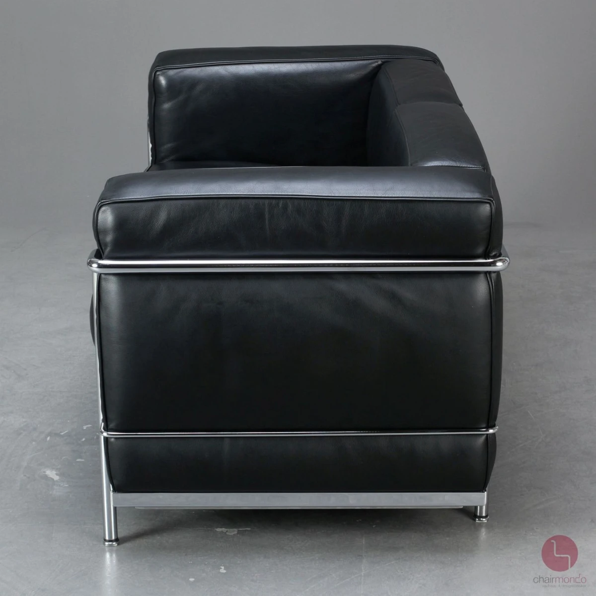 Cassina LC2 Le Corbusier 2-Sitzer Sessel Leder Schwarz gebraucht