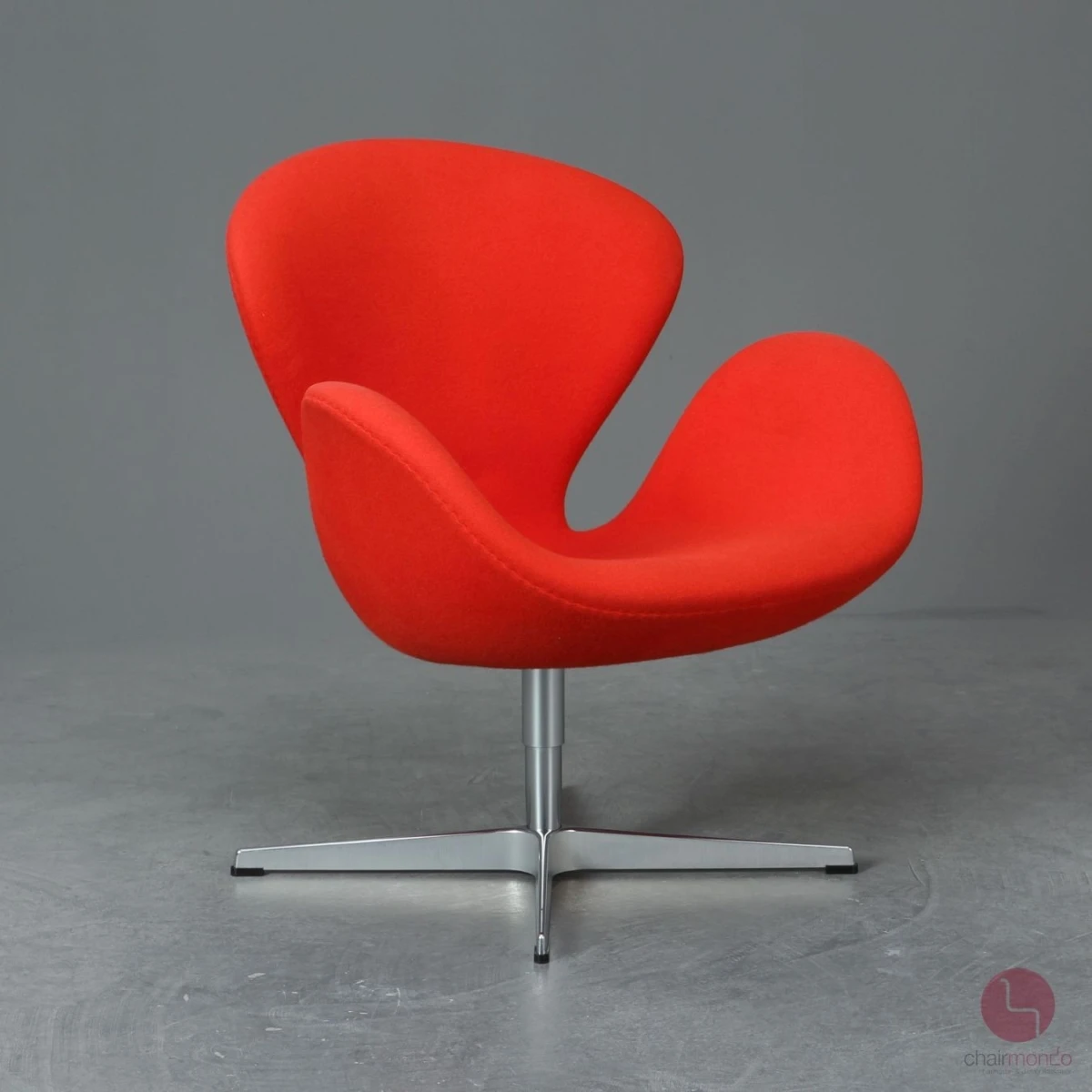 Fritz Hansen Swan Chair in Rot Lounge Sessel gebraucht