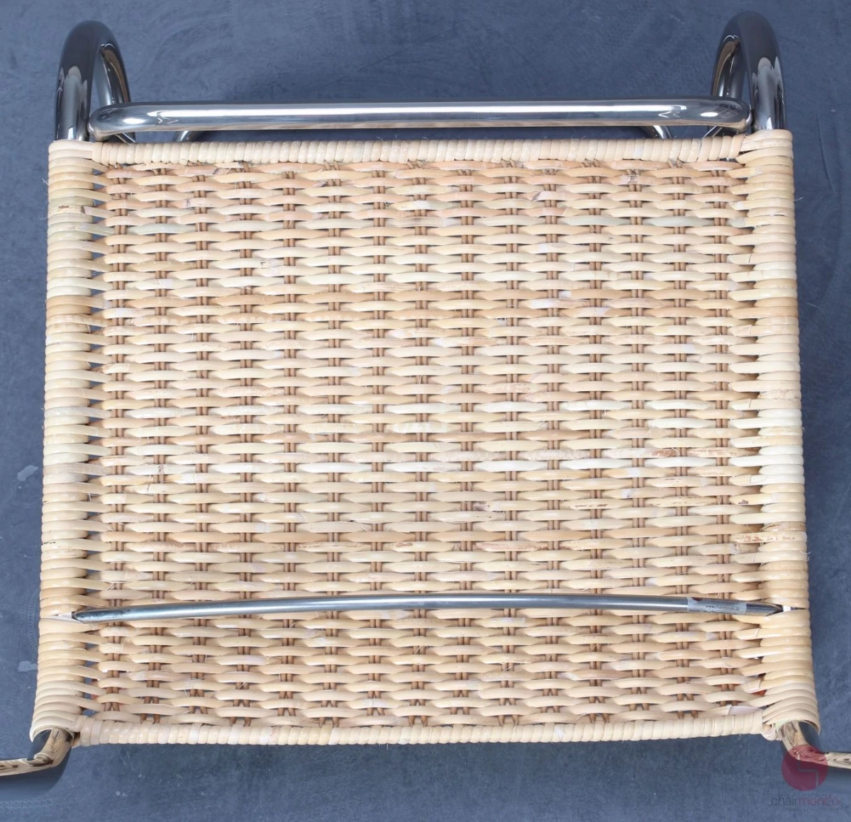 Tecta D40 Freischwinger mit neuem Natur-Geflecht, gebraucht