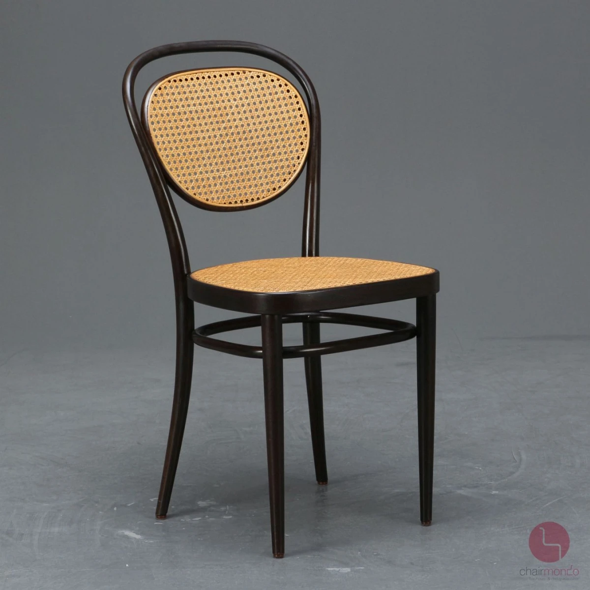 Thonet 215 R Bugholzstuhl Braun mit Geflecht gebraucht