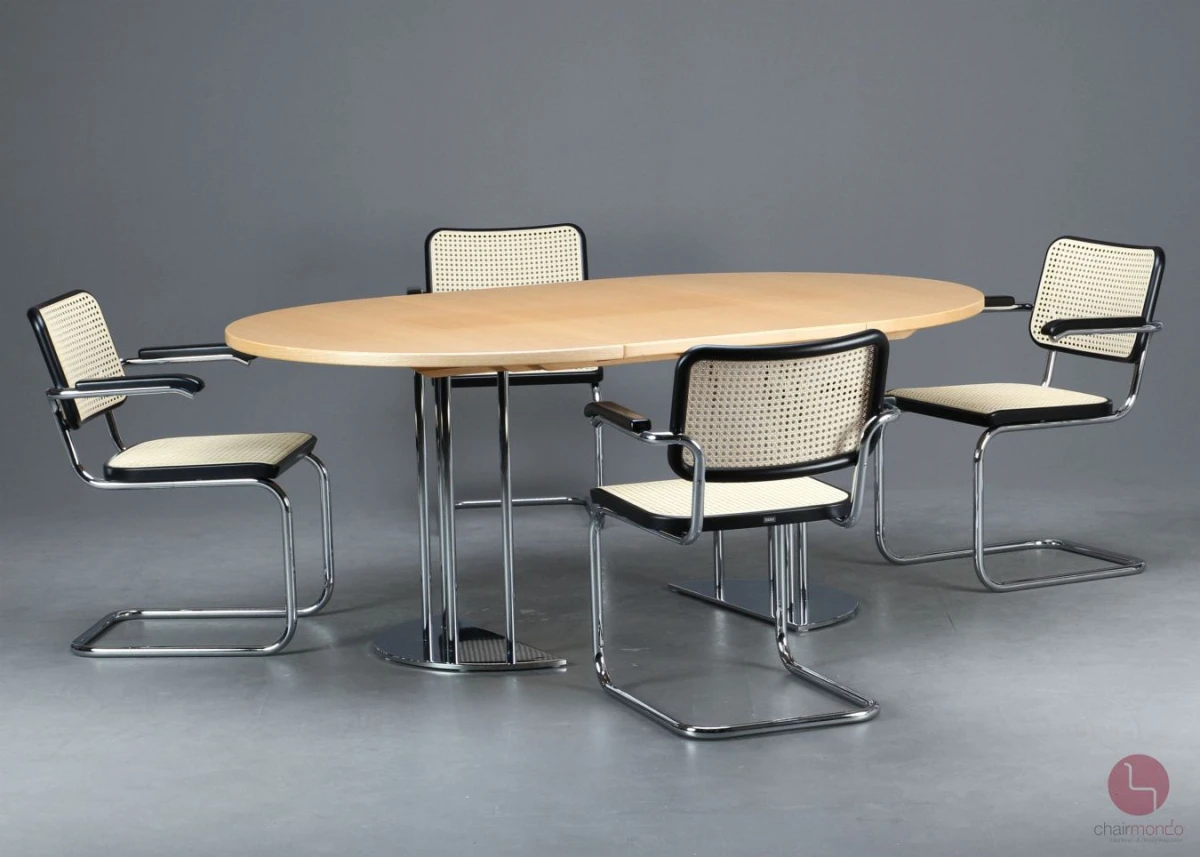 Thonet S1047 Esstisch in Buche Natur, bis 240 cm ausziehbar, gebraucht