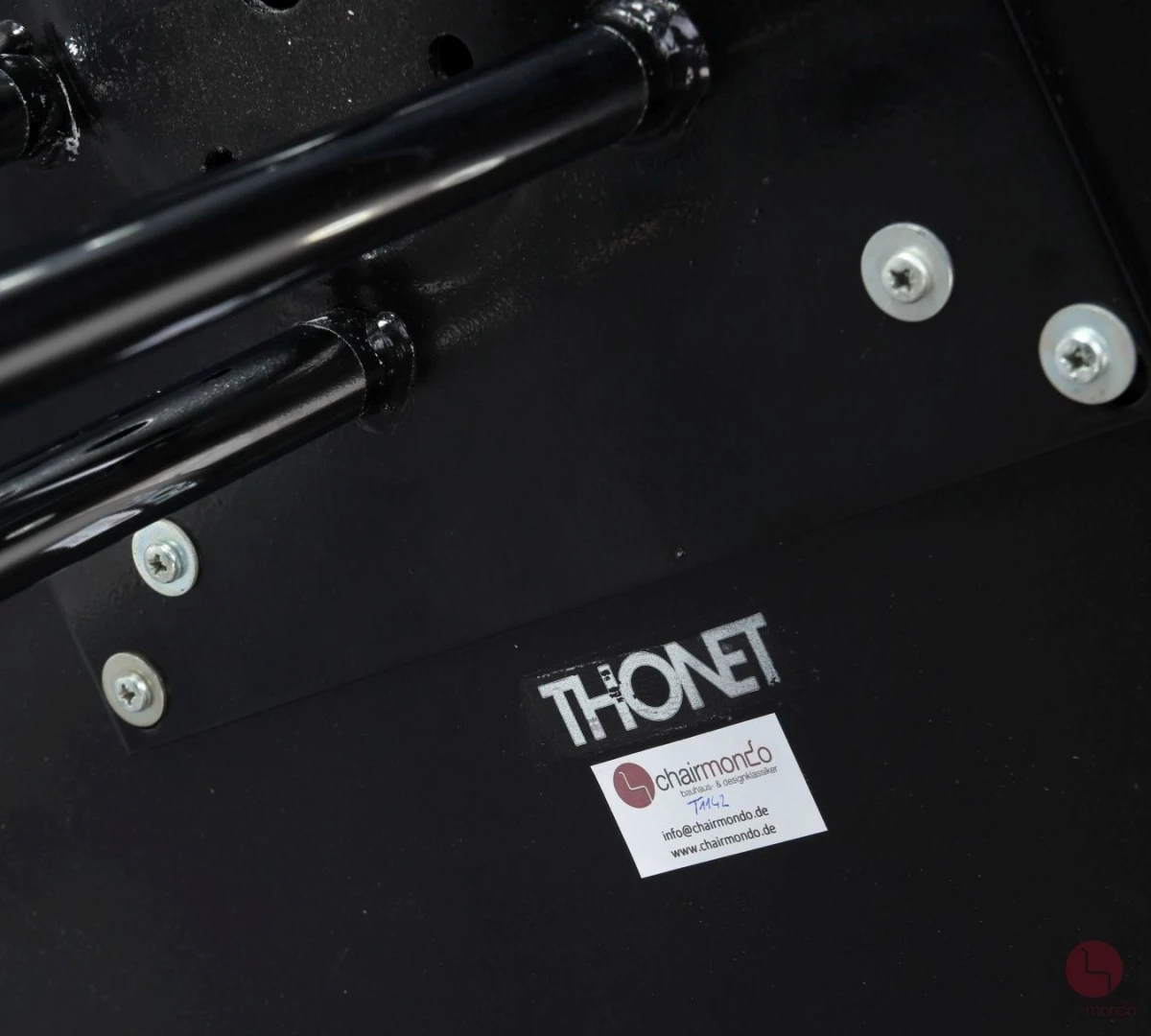 Thonet S1048 Bistro Tisch in Schwarz 70 cm - gebraucht