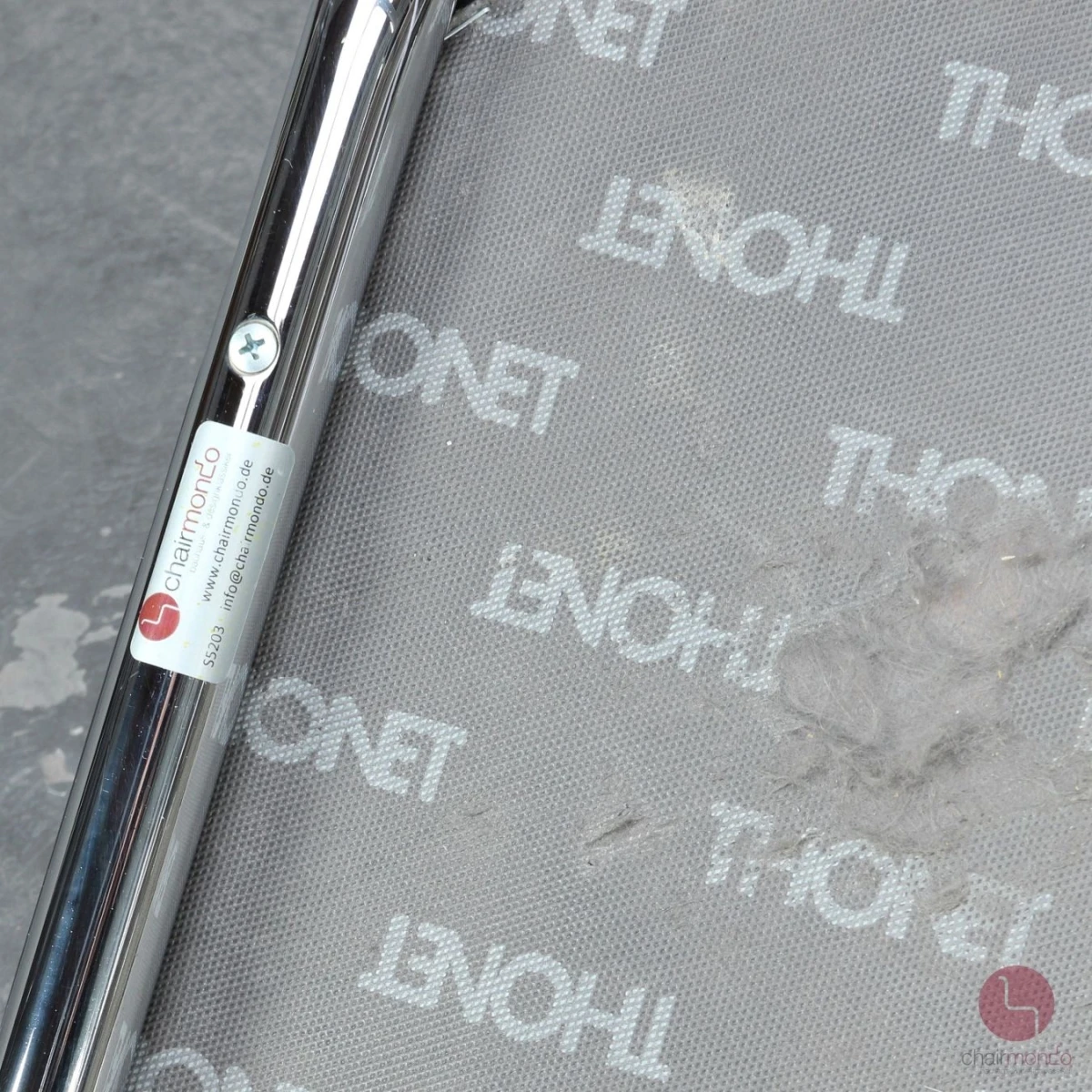 Thonet S32 PV Freischwinger Leder Schwarz gebraucht