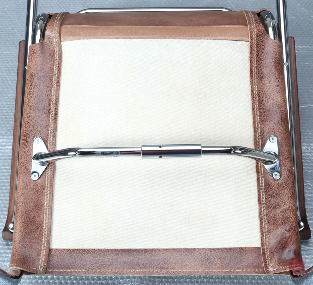 Thonet S35 L Pure Materials Freischwinger Sessel mit Büffelleder NEU