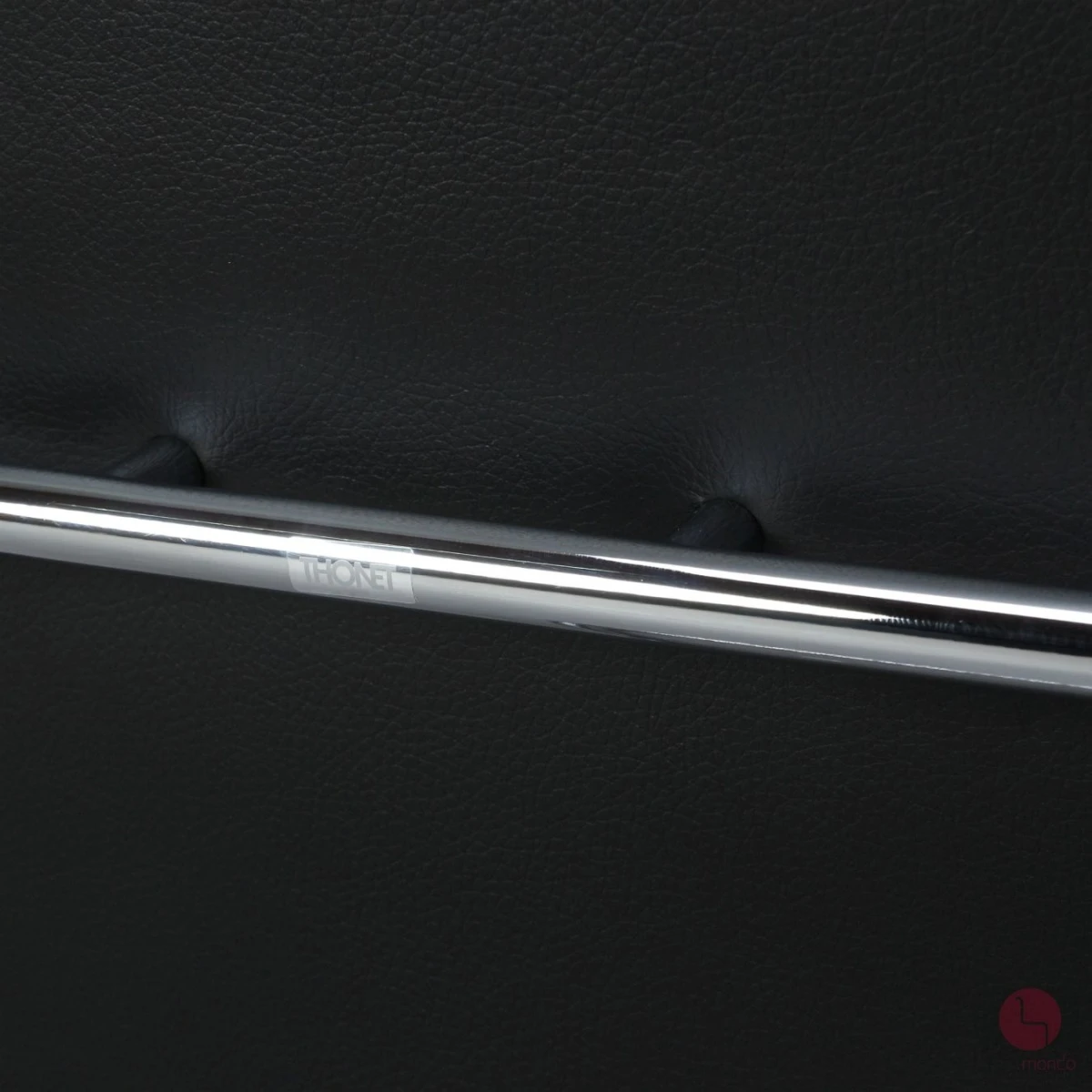 Thonet S61 Leder Freischwinger Konferenzstuhl Schwarz gebraucht