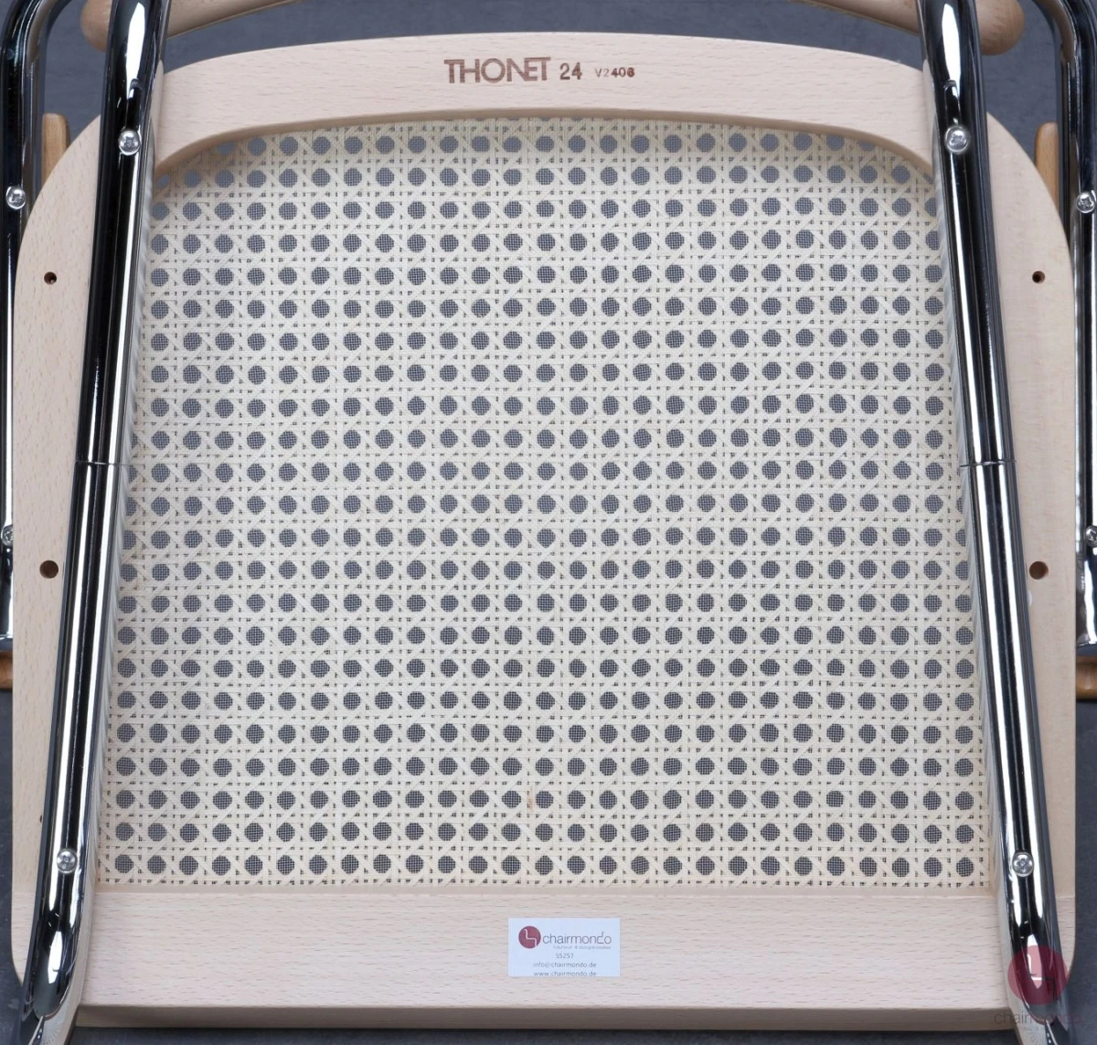 Thonet S64 V Freischwinger in Buche mit Geflecht + Stützgewebe gebraucht