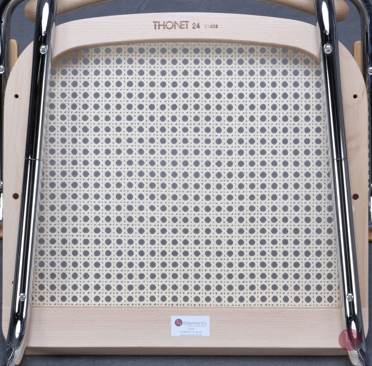 Thonet S64 V Freischwinger in Buche mit Geflecht + Stützgewebe gebraucht
