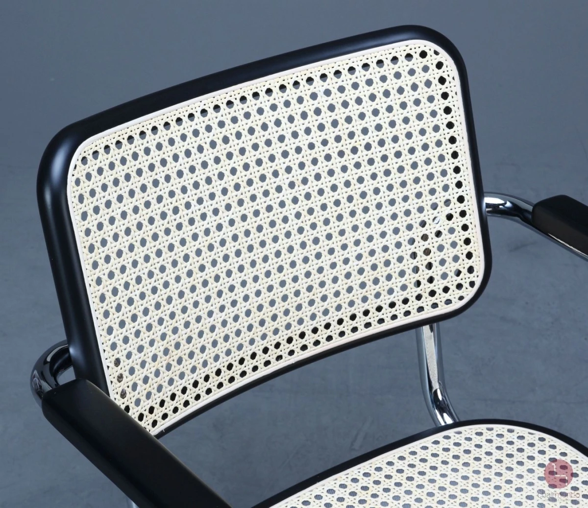 Thonet S64 V Freischwinger Schwarz mit Geflecht + Stützgewebe gebraucht