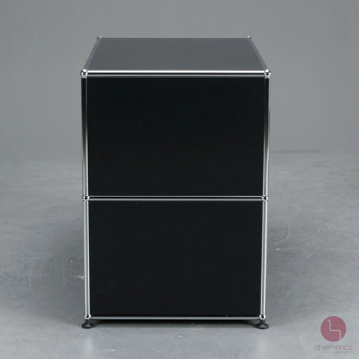 USM Haller Sideboard Schwarz mit zwei Fächern 75 x 75 x 50 cm gebraucht