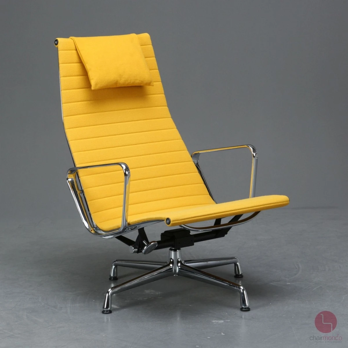 Vitra EA 124 Aluminium Chair Sessel Hopsak Gelb gebraucht