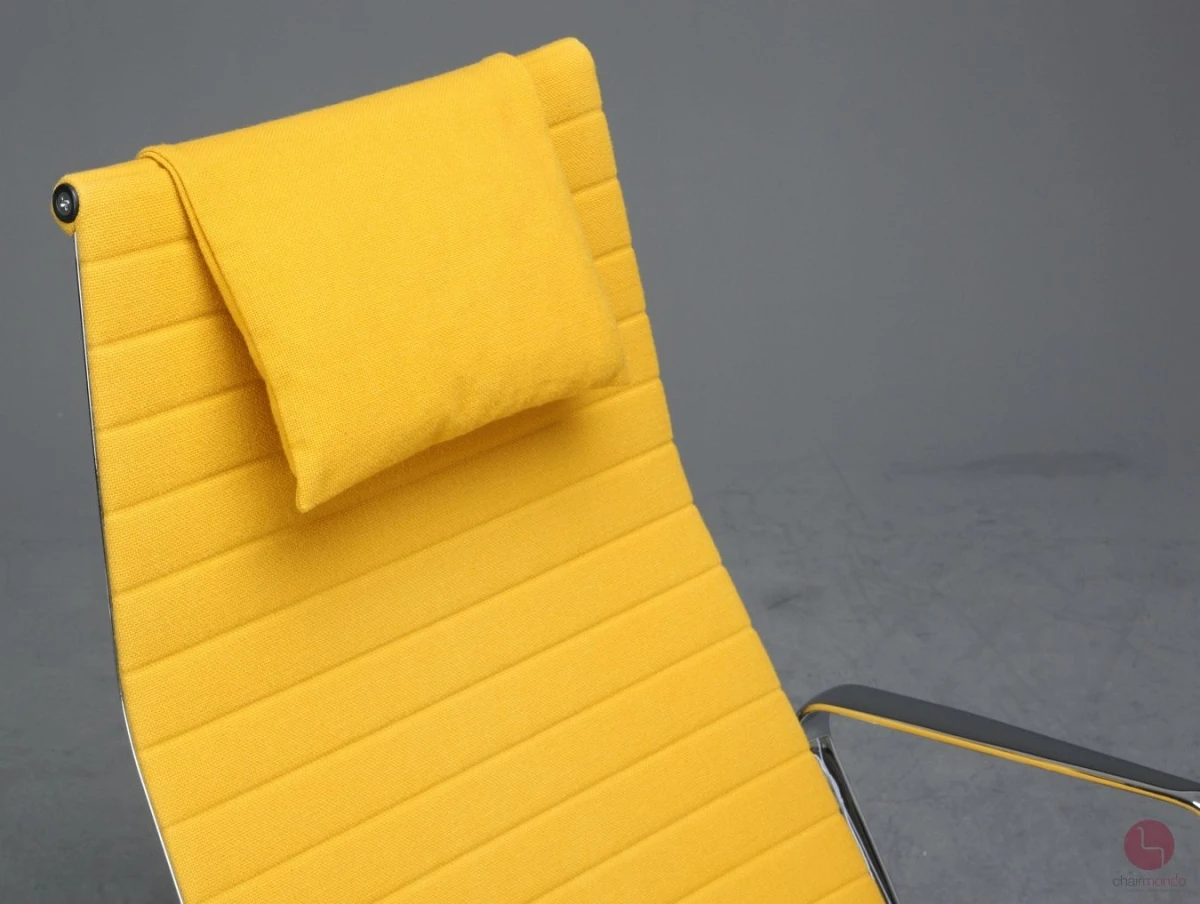 Vitra EA 124 Aluminium Chair Sessel Hopsak Gelb gebraucht