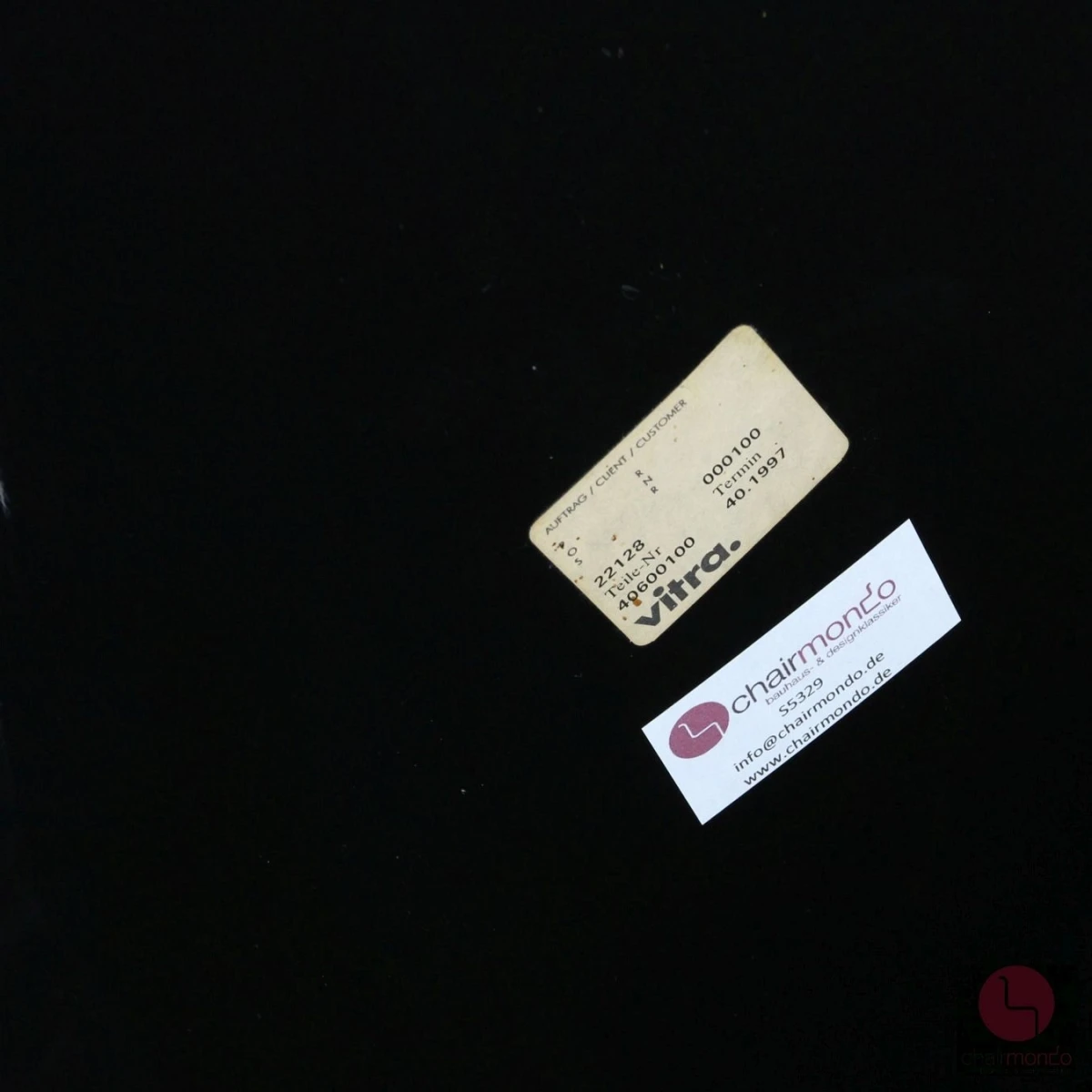 Vitra Panton Chair Classic Stuhl Schwarz Hochglanz gebraucht